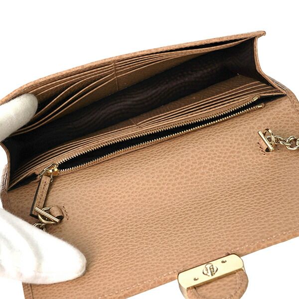 Gucci Shoulder Bag Dollar Calf Rose Beige