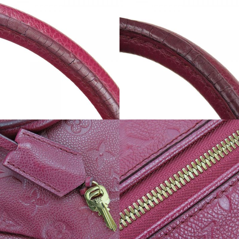 Louis Vuitton Speedy Bandoliere 25 M40764 Monogram Empreinte Purple Aurore 2WAY