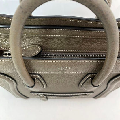 Celine Shoulder Bag Luggage Nano Shopper F22196