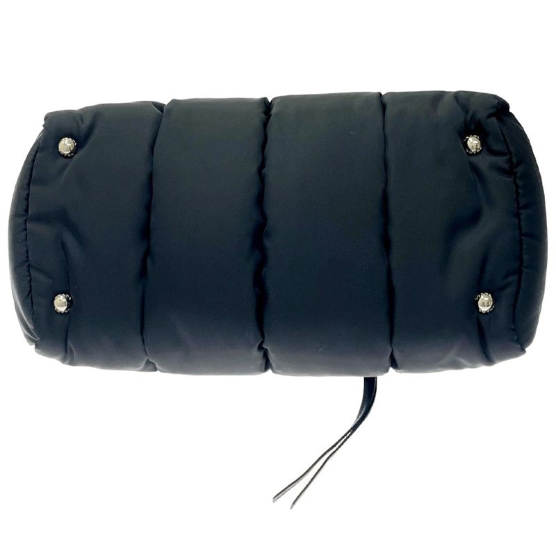 Prada Bl0881 Nylon 2way Bomber Handbag Black 408619 Handbag