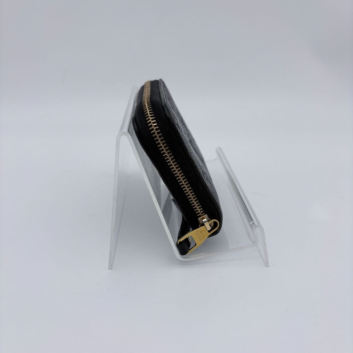 Louis Vuitton Coin Case Monogram Empreinte Zippy Purse Black — view 5