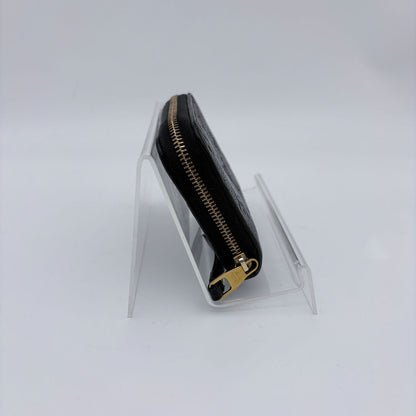 Louis Vuitton Coin Case Monogram Empreinte Zippy Purse Black — view 5