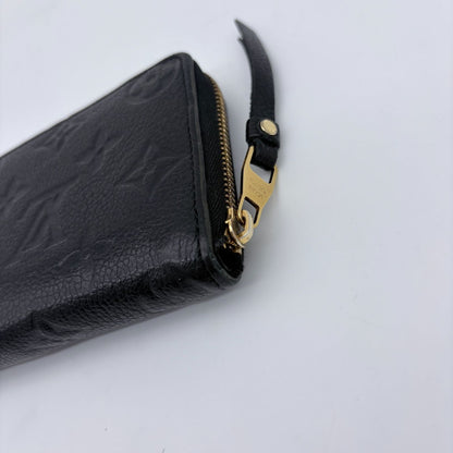 Louis Vuitton Coin Case Monogram Empreinte Zippy Purse Black — view 10