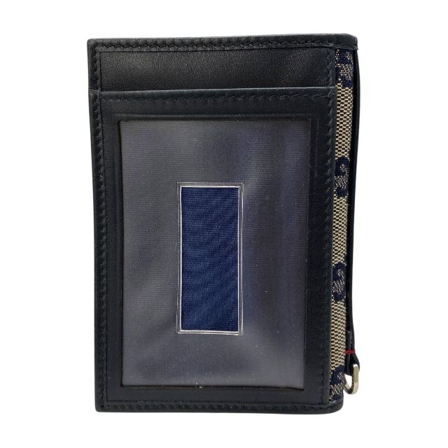 Gucci 135592 Sherry Line Fold Gauthenticity Card Case Pass Case Business Card