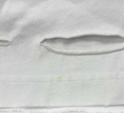 Balenciaga 21ss Logo Print Destroy Oversize T-Shirt 651795 Tkvb8 White XXS