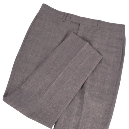Hermes Pants Long Pants Slacks Check Wool Cashmere