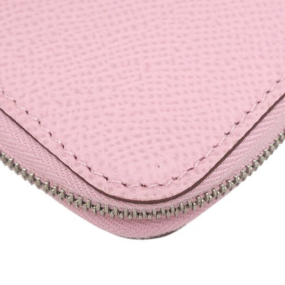 Hermes Long Wallet Nouveau Togo Vosuift Vaux-Epson Mauve Silvestre X Lime X