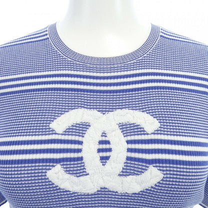 Chanel Knit Top Blue — view 6