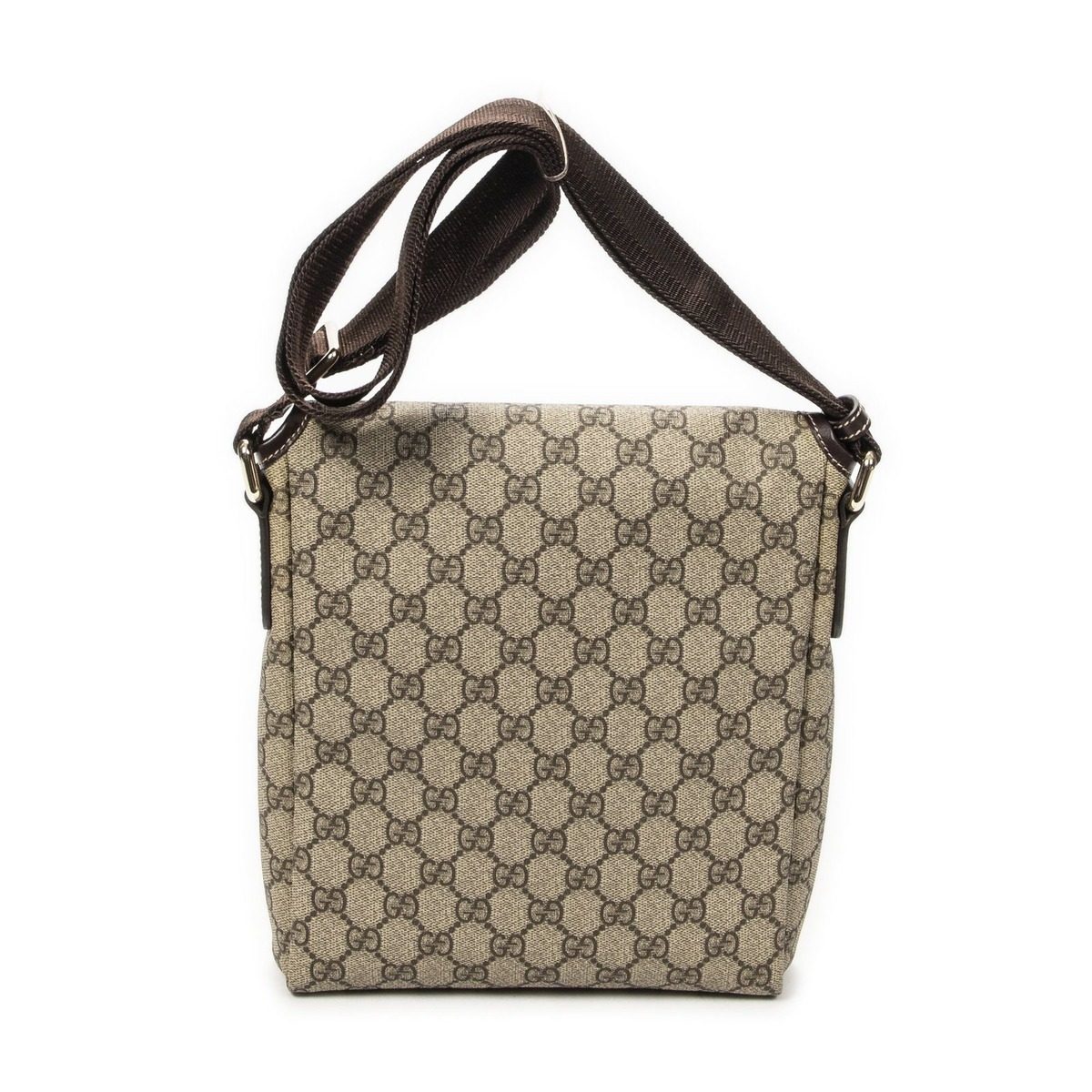 Gucci Small Messenger Brown Beige Supreme Canvas — view 5