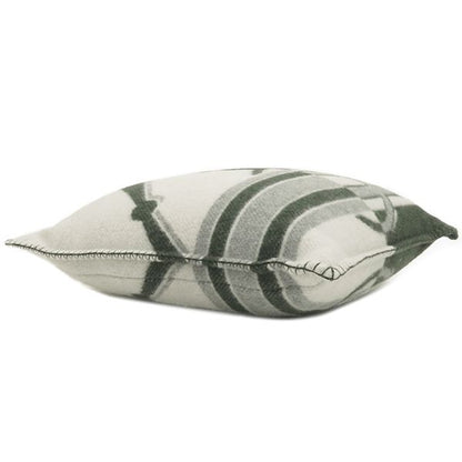 Hermes Tattersall Cushion Wool Cashmere Follet White Hardware Cabas - Removable