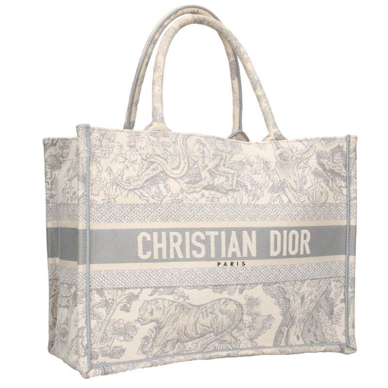 Dior BOOK TOTE Book Tote Toile De Jouy Allover Jacquard Tote Bag Men's M