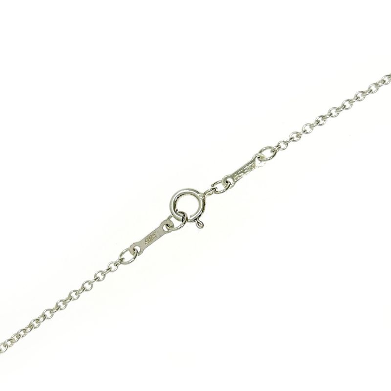 Tiffany & Co Silver Elsa Peretti Open Heart Necklace 10.0g 925 Engraved 397348