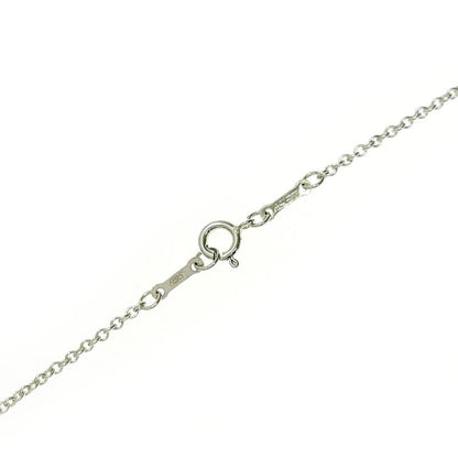 Tiffany & Co Silver Elsa Peretti Open Heart Necklace 10.0g 925 Engraved 397348