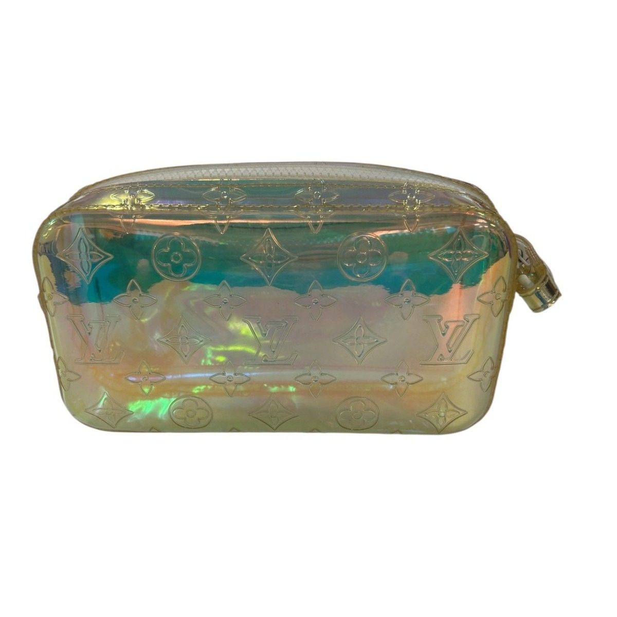 Louis Vuitton Monogram Volga Prism Multicolor White Nylon Clutch — view 3