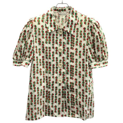 Yves Saint Laurent Flower Print Set Up Suit White 36