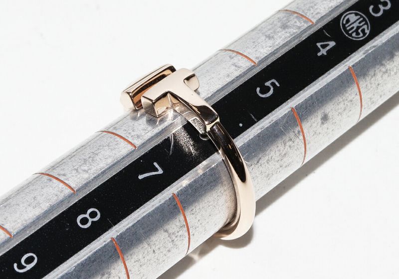 Tiffany & Co Rings 18K Pink Gold T-wire Ring