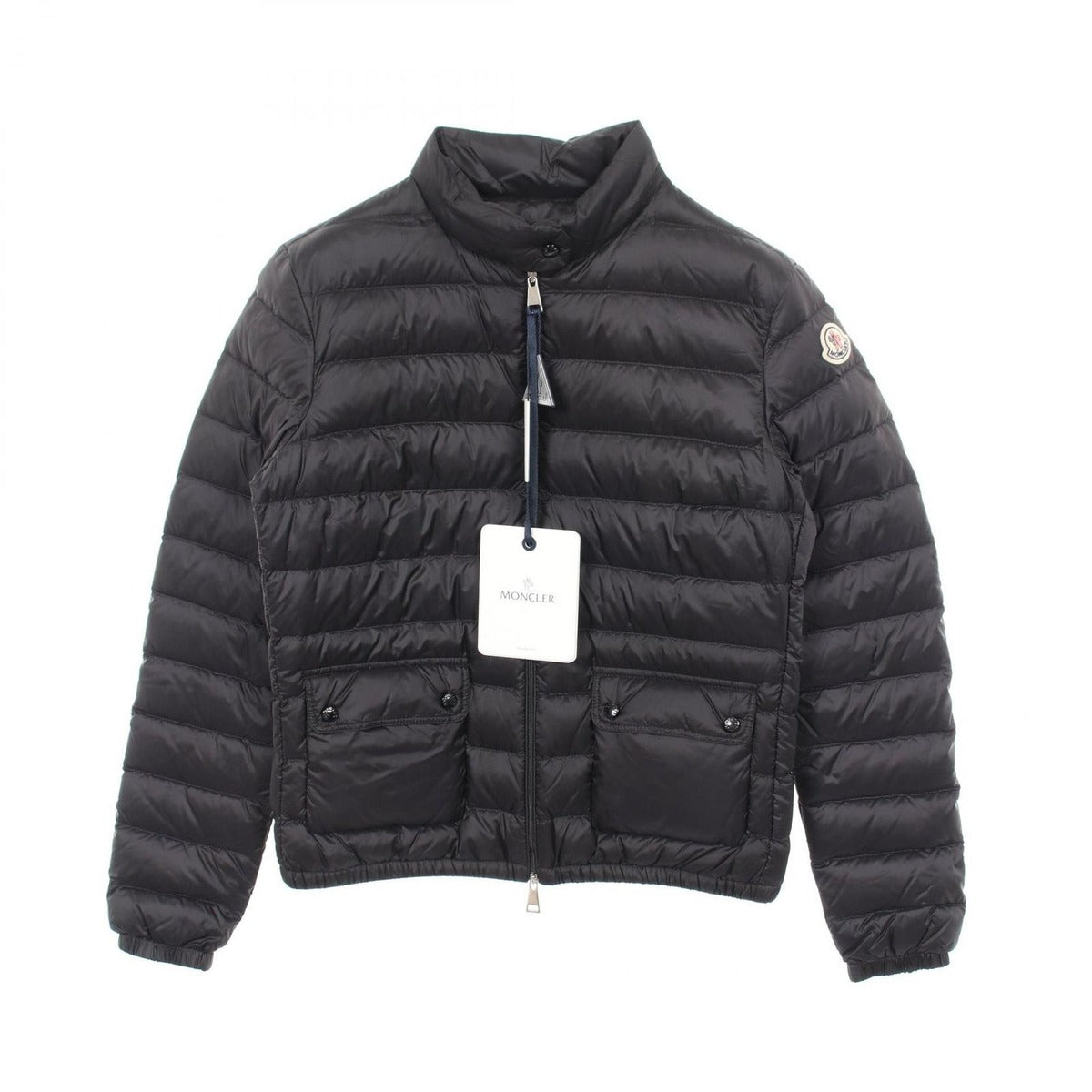 Moncler Down Jacket Lans Black Nylon