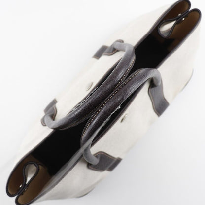 Hermes Garden Party PM Toile Ash X Buffalo Marron Beige/brown □H Ladies Tote Bag