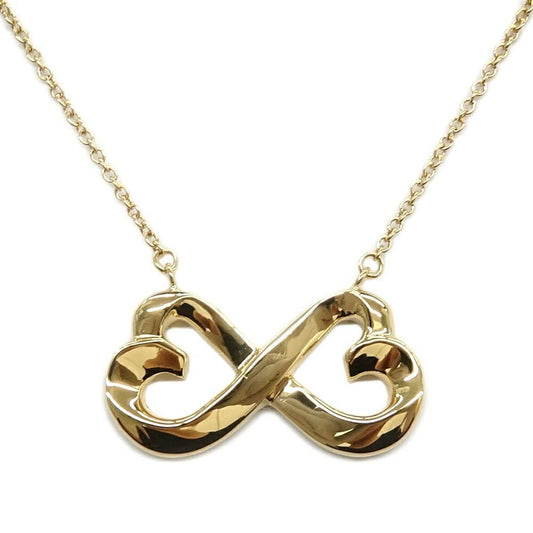 Tiffany & Co Double Loving Heart Necklace Paloma Picasso 18k Yellow Gold