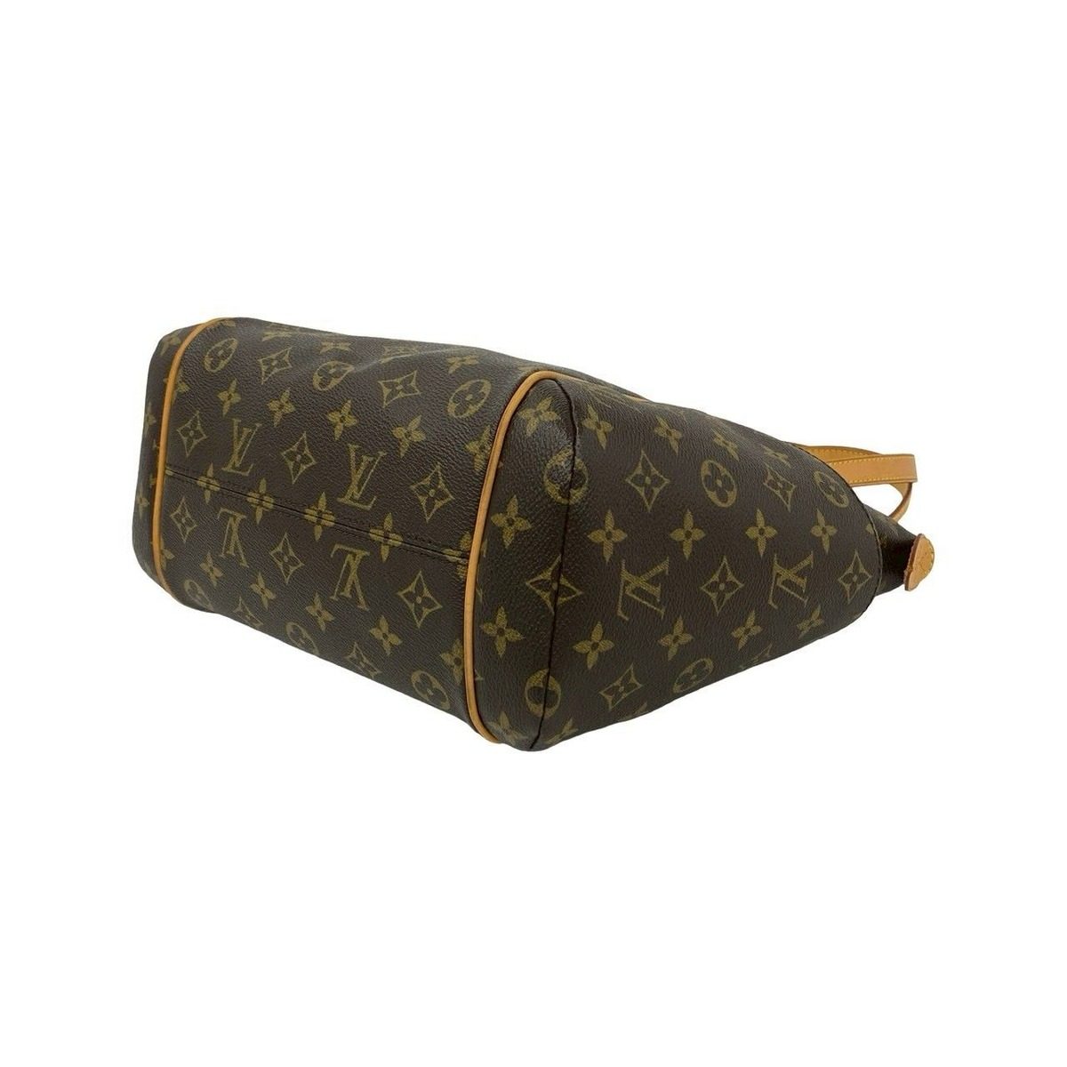 Louis Vuitton Totally PM Monogram Leather Tote Shoulder Bag Brown — view 8