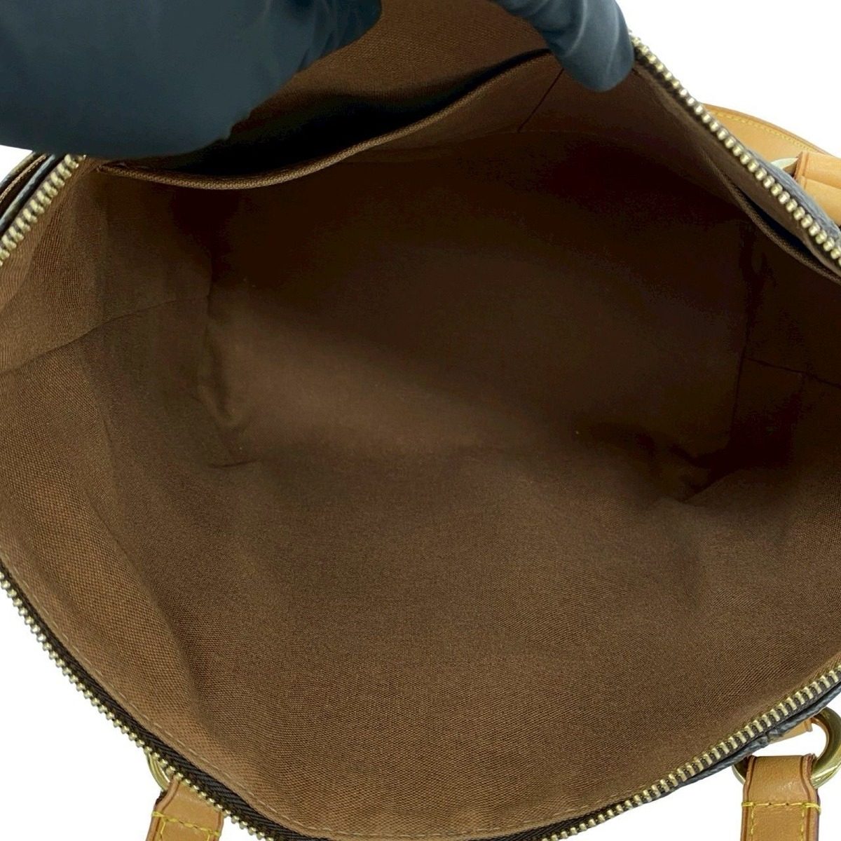 Louis Vuitton Totally PM Monogram Leather Tote Shoulder Bag Brown — view 9