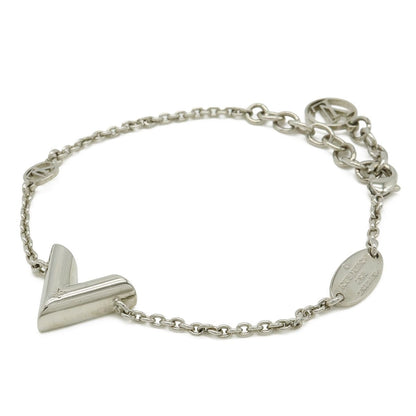 Louis Vuitton Bracelet Essential LV Circle Metal Silver