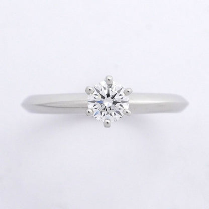 Tiffany & Co Ring Solitaire 1PD Pt950 Platinum Diamond 024ct 8 Ladies