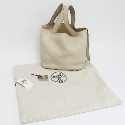 Hermes Picotin Lock PM Handbag Cles Silver-hardware U Stamped Around