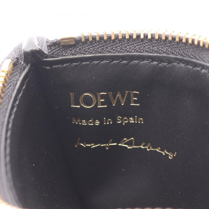 Loewe Card Case Albers Black Burgundy Leather Multicolor — view 4