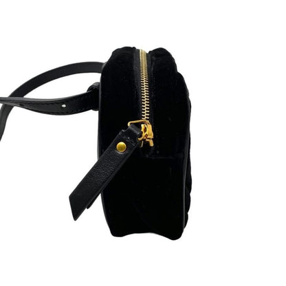 Saint Laurent Shoulder Bag Lou Camera Bag Ptr534817 Quilted Fringe Black Gold