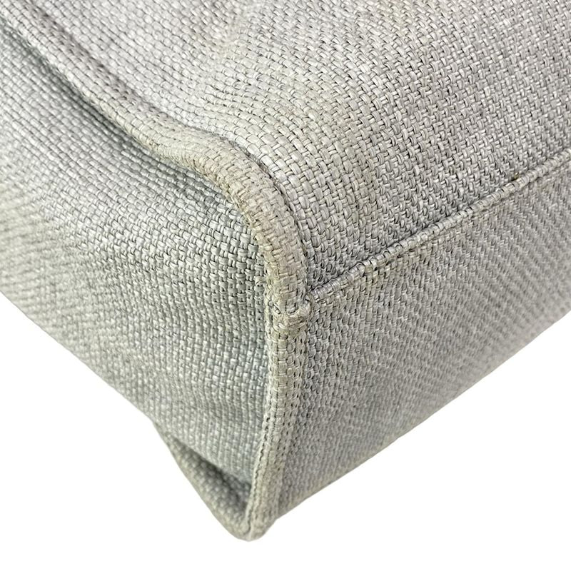 Chanel Tote Bag Deauville Line GM Light Gray X Black 2WAY / Chain Shoulder /