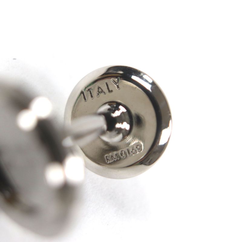  Louis Vuitton 2019 M68100 LV Circle Cufflinks Button Cufflinks Silver Made In