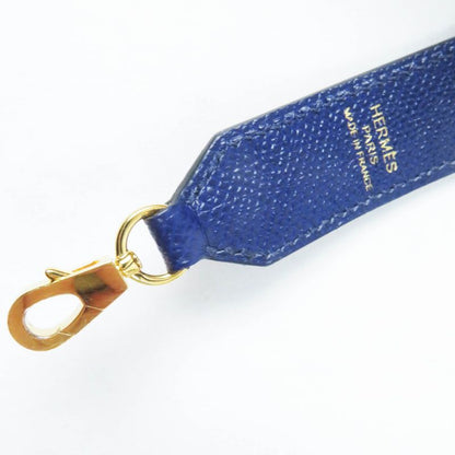 Hermes Bandouliere Tresage De Cuir Leather Gold Hardware Shoulder Strap For