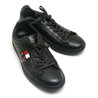 Louis Vuitton Luxembourg Line Sneakers 5.5 Leather Black