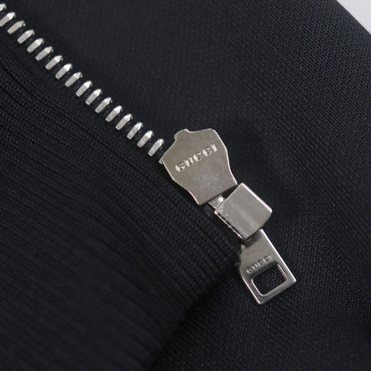 Gucci 615731 Sherry Line Webline Zip-up Track Jacket Black M Made In Italy