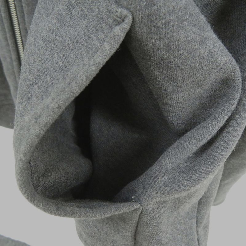 Hermes Zip Sweatshirt Hoodie 647610ja82xl Cotton Gray Men 1133 Hermes
