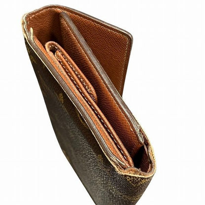 Louis Vuitton Monogram Porte Trésor Etui Chequier M61200 Trifold Wallet Unisex