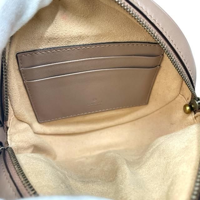 Gucci 575164 GG Marmont Chain Bag Shoulder Bag Mini Bag Circle Shape Shoulder