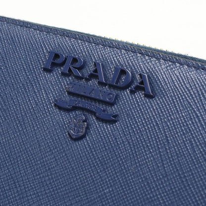 Prada Zip Around Long Wallet Long Wallet Round Zipper Leather Men's