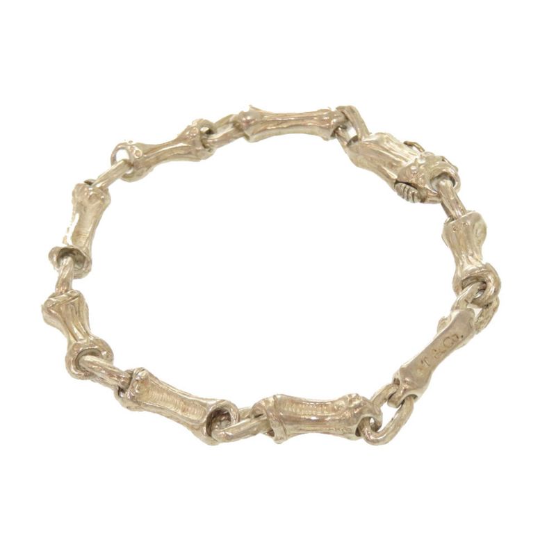 Tiffany & Co Bamboo Motif Vintage 925 Silver Bracelet Accessory 1567 Tiffany &