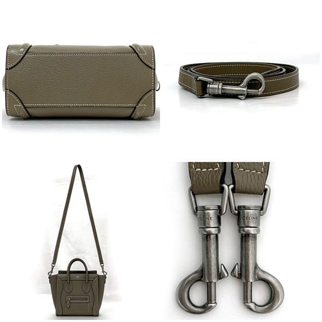 Celine Shoulder Bag Luggage Nano Shopper F22196