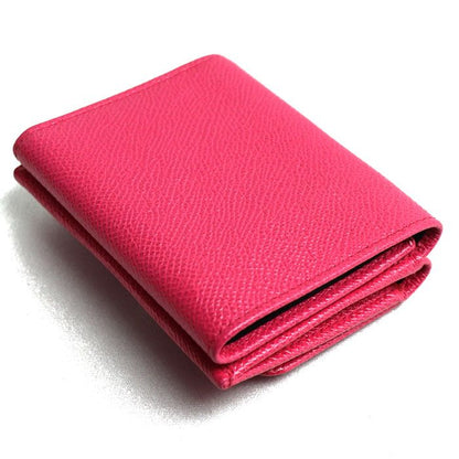 Bvlgari Trifold Wallet Pink 289063 Women's Pre-owned