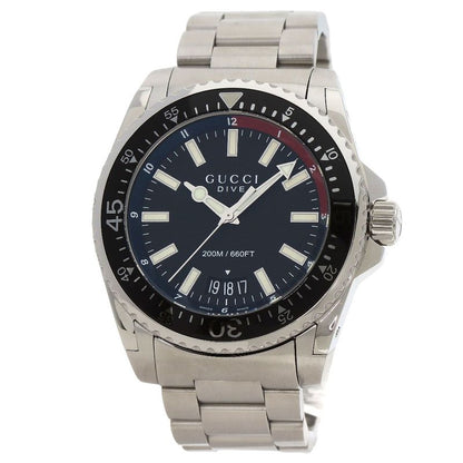 Gucci Ya1362 DIVE Watch SS Men's