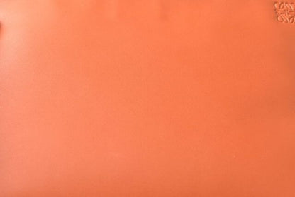 Loewe Clutch Bag Second Bag Unisex Loewe Clutch Pouch Lamb Leather Anagram Coral