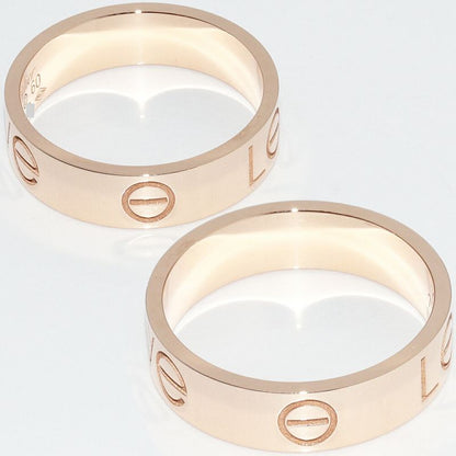 Cartier Ring 18K Pink Gold Lovering LOVE Ring Width 55mm (022in) Limited