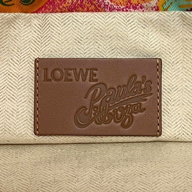 Loewe Drawstring Pouch Drawstring Ring Orange Pink Paurazibiza Excellent