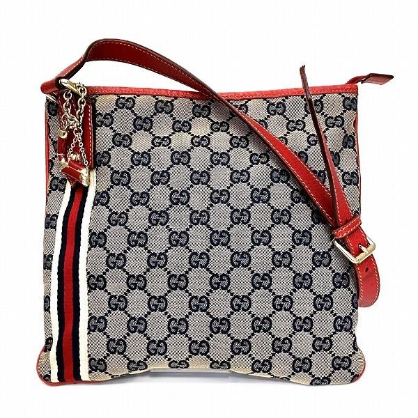 Gucci Sherry Line 144388 GG Canvas Bag Shoulder Bag Women