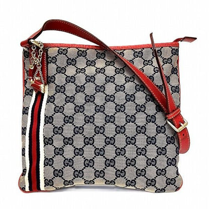 Gucci Sherry Line 144388 GG Canvas Bag Shoulder Bag Women