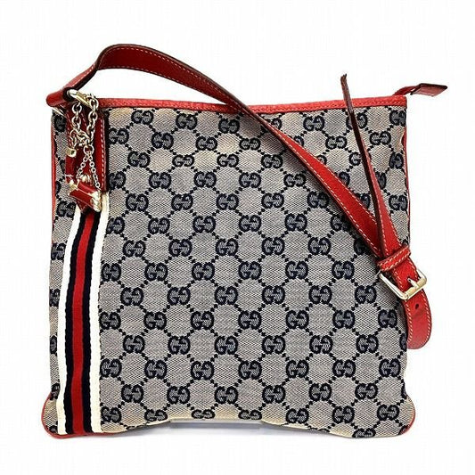 Gucci Sherry Line 144388 GG Canvas Bag Shoulder Bag Women