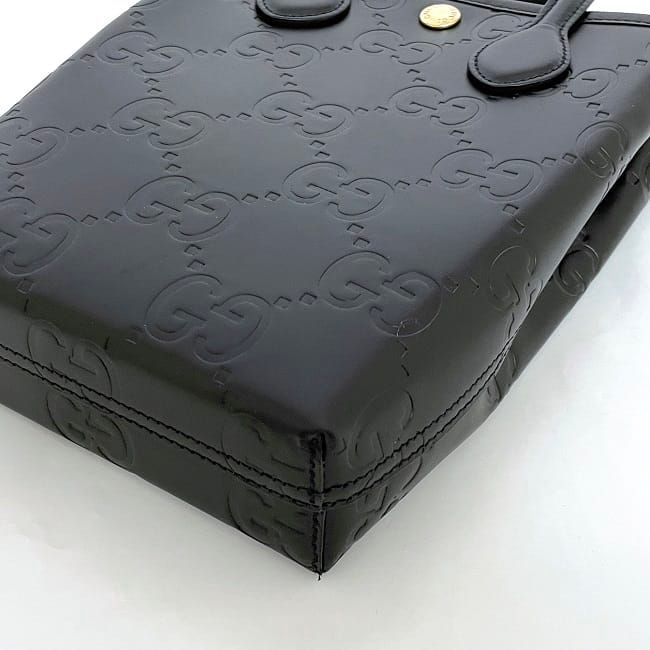 Gucci 2 Way Bag Super Mini Bag Black Now Line